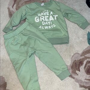 H&M Mint Green Graphic Matching Set, Unisex